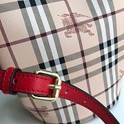 BURBERRY Bucket Bag Red Border 18.5 x 15 x 23.5 cm - 3