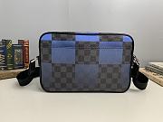 LV Messenger Bag Blue Black Grid N40408 Size 26 x 17 x 5 cm - 1