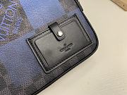 LV Messenger Bag Blue Black Grid N40408 Size 26 x 17 x 5 cm - 3