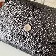 LV Louis Vuitton Anae Coin Purse Gradient Black M64050 Size 12 x 8 x 1 cm - 3