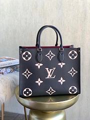 LV ONTHEGO Medium Hand Bag Black M45494 Size 34 x 26 x 13 cm - 1