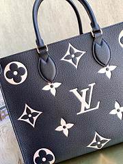 LV ONTHEGO Medium Hand Bag Black M45494 Size 34 x 26 x 13 cm - 3