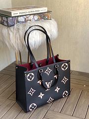 LV ONTHEGO Medium Hand Bag Black M45494 Size 34 x 26 x 13 cm - 2