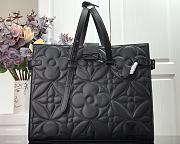 Louis Vuitton ONTHEGO Original Leather Bag Black M60725 Size 41 x 34 x 15 cm - 1