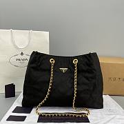 Prada Medieval Parachute Bag Black 6501 Size 43 x 16 x 34 cm - 1