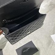 YSL Small Envelope Bag Black 528286 Size 21 × 13 × 6 cm - 5