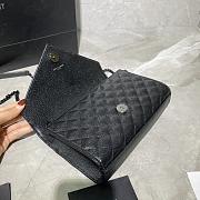 YSL Small Envelope Bag Black 528286 Size 21 × 13 × 6 cm - 3