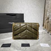 YSL LOULOU PUFFER Quilted Lambskin Bag 577475-1 Size 35 x 23 x 13.5 cm - 5