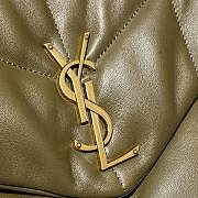 YSL LOULOU PUFFER Quilted Lambskin Bag 577475-1 Size 35 x 23 x 13.5 cm - 6