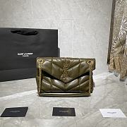 YSL LOULOU PUFFER Quilted Lambskin Bag 577476 Size 29 x 17 x 11 cm - 1