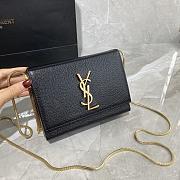 YSL Kate Box Bag Black 593122 Size 18 x 14 x 5.5 cm - 1