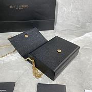 YSL Kate Box Bag Black 593122 Size 18 x 14 x 5.5 cm - 6