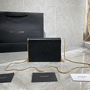 YSL Kate Box Bag Black 593122 Size 18 x 14 x 5.5 cm - 5