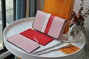 LV Pochette Felicie Epi Leather Bags Pink M62982 Size 21 x 12 x 3 cm - 2