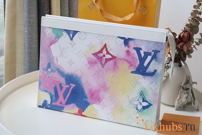 LV POCHETTE VOYAGE Medium Clutch M80460 Size 27 x 21 x 6 cm - 1