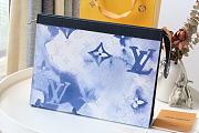 LV POCHETTE VOYAGE Medium Clutch Rainbow M80460 Size 27 x 21 x 6 cm - 1