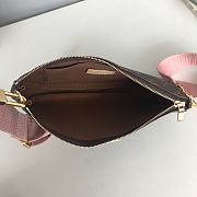 LV Multi Pochette Accessoires Handbag Woven Pink M44840 - 6