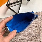 LV Escale Pochette Accessoires Mini Clutch Blue M69269 Size 15.5 x 10.5 x 4 cm - 6