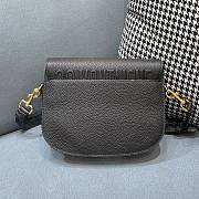 Dior Bobby Black Lychee Pattern 9319 Size 22 x 7 x 18 cm - 2