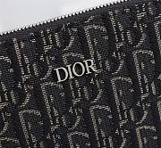 Dior OBLIQUE Clutch Beige And Black 2OBCA225YSE Size 27 x 19 cm - 5