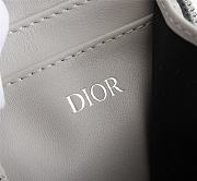 Dior Black Grained Cow Leather Clutch 2CABC120YMJ Size 17 x 12.5 x 6 cm - 5