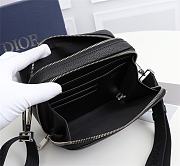 Dior Grained Cow Leather Clutch Black 2CABC120YMJ Size 17 x 12.5 x 6 cm - 5