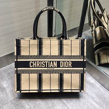 Dior Tote Book Striped Style 36 cm