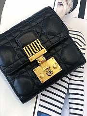 Dior Coin Purse Black Size 11.5 cm - 5