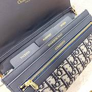 Dior Oblique Embroidered Canvas Clutch 5404 Size 24.5 x 13 cm - 2