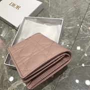 Dior Two-Fold Wallet Pink Size 11 x 9 x 3.5 cm - 2