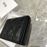 Dior Two-Fold Wallet Black Size 11 x 9 x 3.5 cm - 2