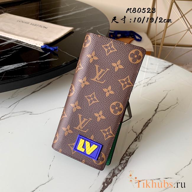 Louis Vuitton Brazza Wallet LV M80523 Size 10 x 19 x 2 cm - 1