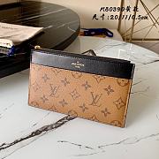 LV Knockoff Slim Purse Monogram Yellow Flower M80390 Size 20 x 11 x 0.5 cm - 1