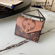 Louis Vuitton Monogram Zoe Wallet M80725 Size 9.5 x 7.5 x 3 cm  - 1