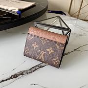 Louis Vuitton Monogram Zoe Wallet M80725 Size 9.5 x 7.5 x 3 cm  - 5