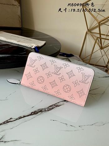 Louis Vuitton Zippy Wallet Pink M80490 Size 19.5 x 10.5 x 2.5 cm