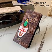 Louis Vuitton Brazza Wallet N60393 Size 10 x 19 x 2 cm - 1