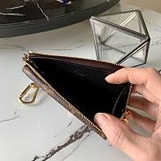 LV Card Holder Recto Verso Damier Ebene Brown N60405  - 5