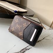 LV Card Holder Recto Verso Damier Ebene Brown N60405  - 3