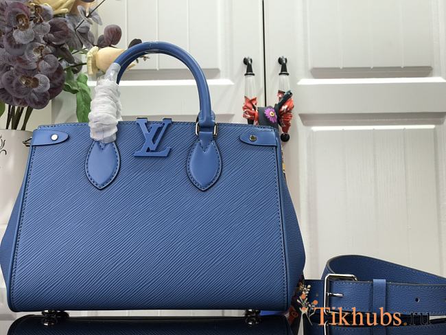 Louis Vuitton Grenelle Tote PM Blue 57680 Size 27 x 19 x 11.5 cm - 1