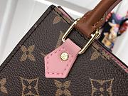 LV Petit Sac Plat Mini Tote Old Flowers M69442 Size 17 x 14 x 5.5 cm  - 4