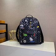 Louis Vuitton Josh Backpack Silk-Screened Map M41473 Size 31 x 42 x 13 cm - 4