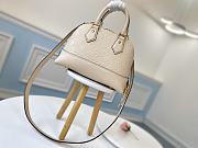 LV Neo Alma BB Monogram Empreinte Cream Leather M44858 Size 25 x 18 x 12 cm - 3