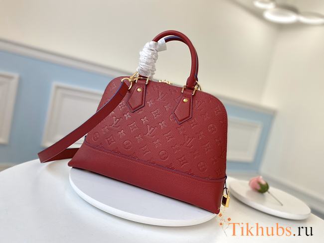 LV Neo Alma BB Monogram Empreinte Red Leather M44832 Size 35 x 23 x 15 cm - 1