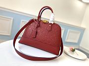 LV Neo Alma BB Monogram Empreinte Red Leather M44832 Size 35 x 23 x 15 cm - 3