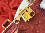 LV Neo Alma BB Monogram Empreinte Red Leather M44832 Size 35 x 23 x 15 cm - 5