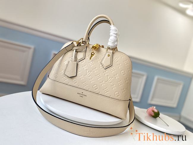 LV Neo Alma BB Monogram Empreinte Cream Leather M44832 Size 35 x 23 x 15 cm - 1