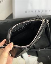 Givenchy Mini Antigona Leather Bag Black 9981-4 Size 18 x 13 x 7 cm - 6