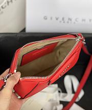 Givenchy Mini Antigona Leather Bag Red 9981-4 Size 18 x 13 x 7 cm - 2