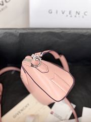 Givenchy Mini Antigona Leather Bag Pink 9981-4 Size 18 x 13 x 7 cm - 4